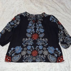 Dress Barn, XL, multi colored blouse